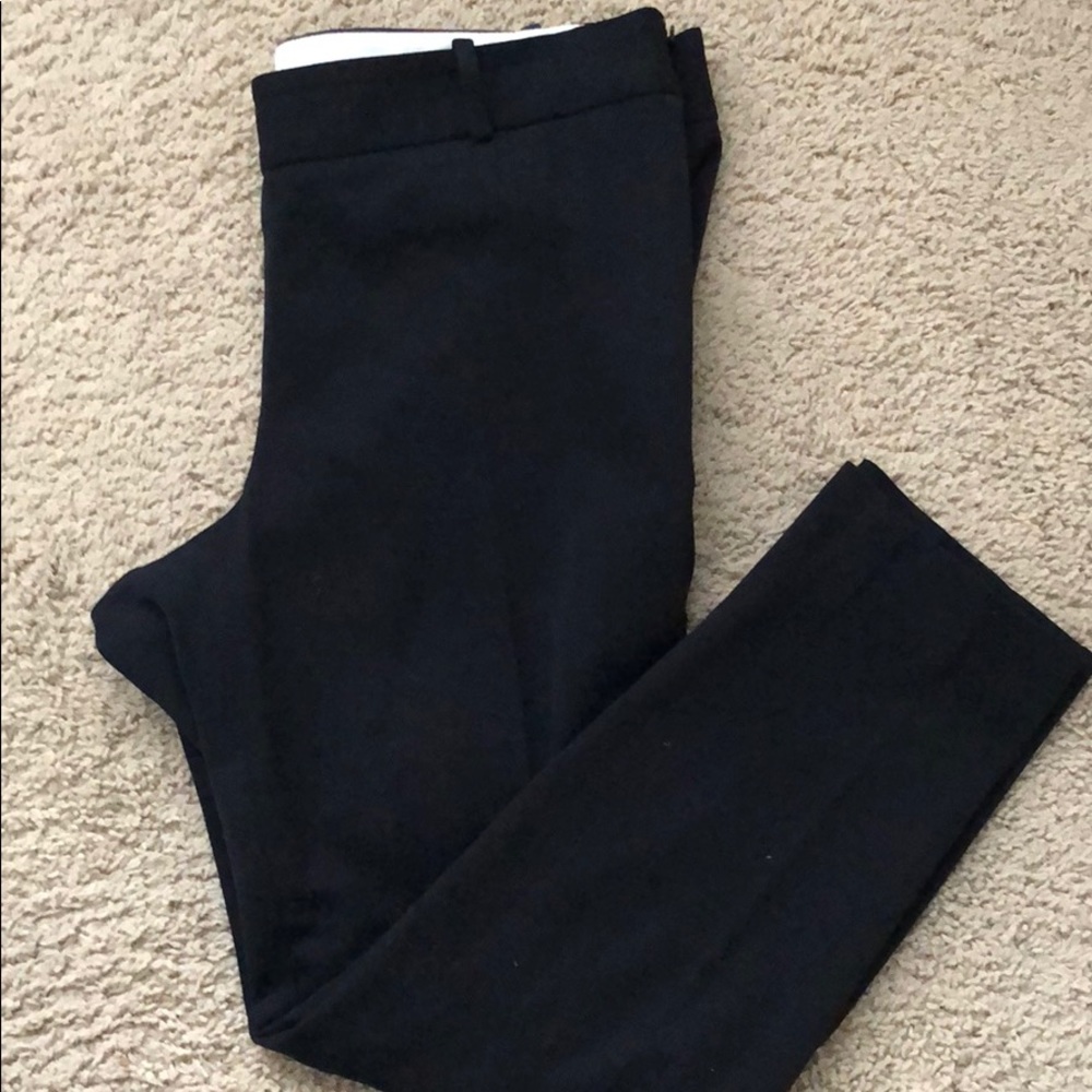 J Crew Winnie Pants Black Size 12